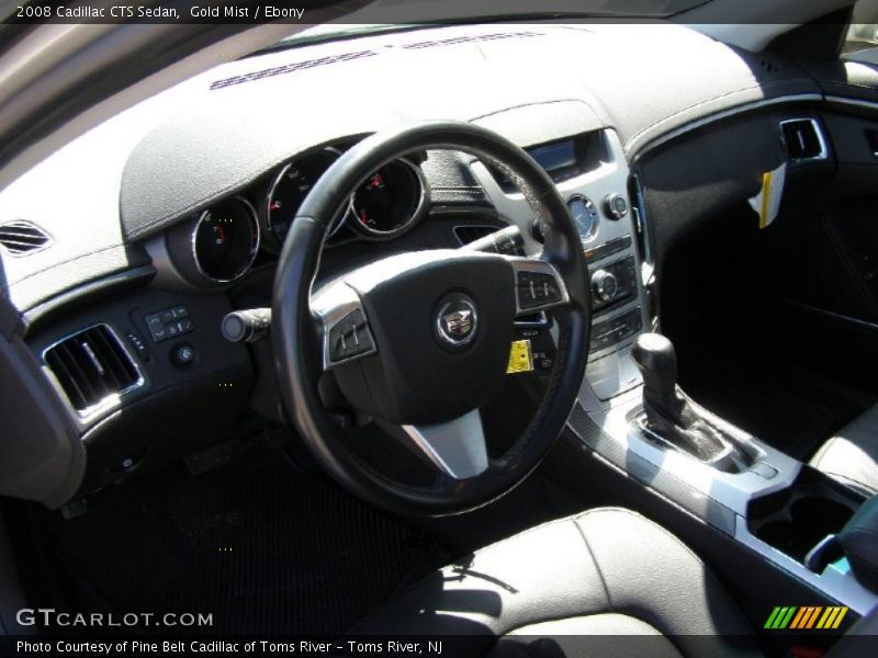 Gold Mist / Ebony 2008 Cadillac CTS Sedan