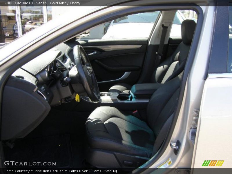 Gold Mist / Ebony 2008 Cadillac CTS Sedan