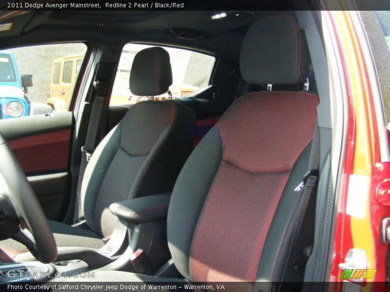 Redline 2 Pearl / Black/Red 2011 Dodge Avenger Mainstreet