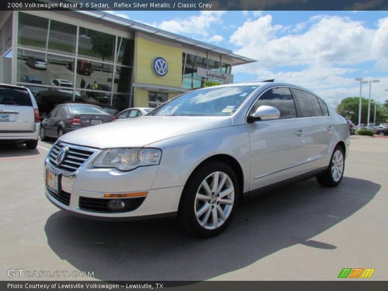 Reflex Silver Metallic / Classic Grey 2006 Volkswagen Passat 3.6 Sedan