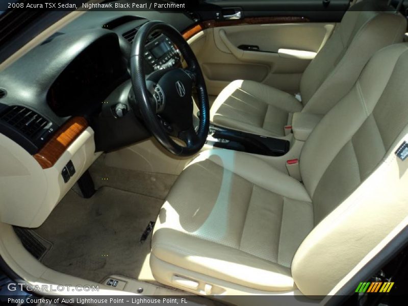 Nighthawk Black Pearl / Parchment 2008 Acura TSX Sedan