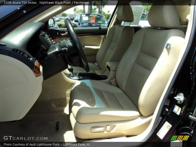 Nighthawk Black Pearl / Parchment 2008 Acura TSX Sedan