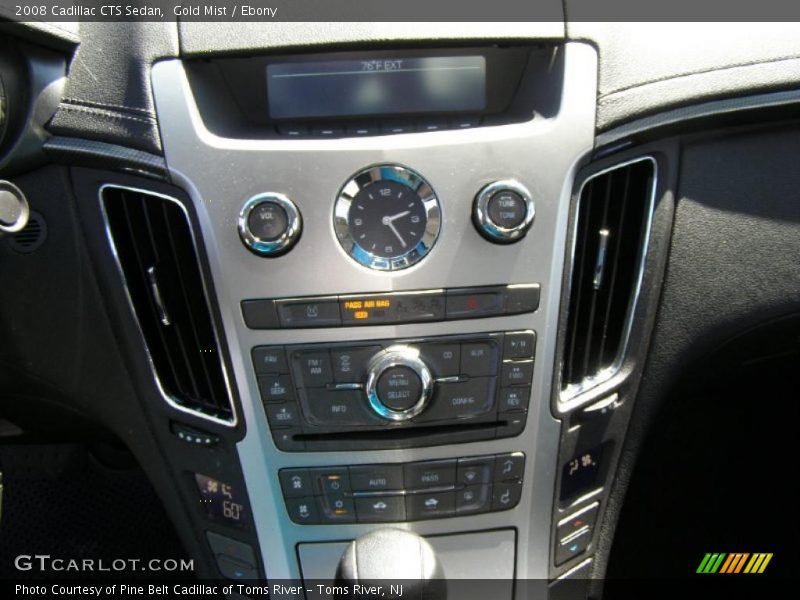 Gold Mist / Ebony 2008 Cadillac CTS Sedan