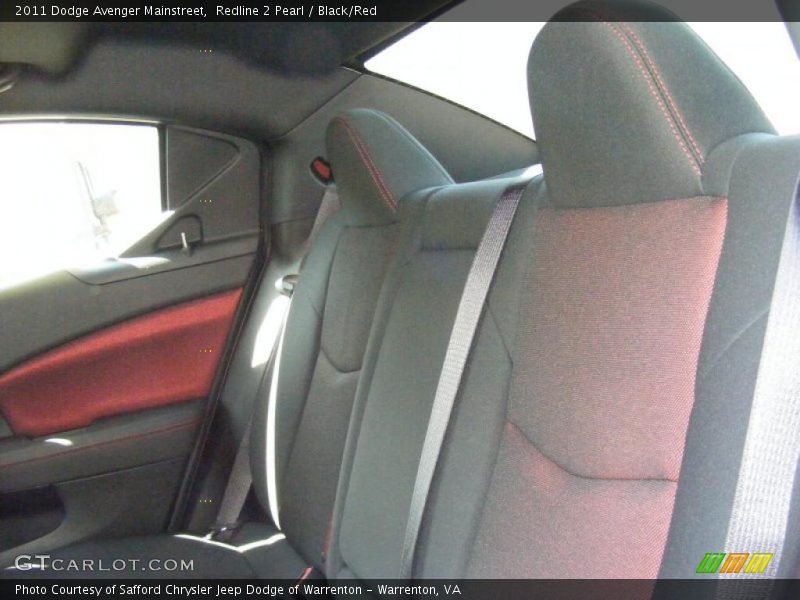 Redline 2 Pearl / Black/Red 2011 Dodge Avenger Mainstreet