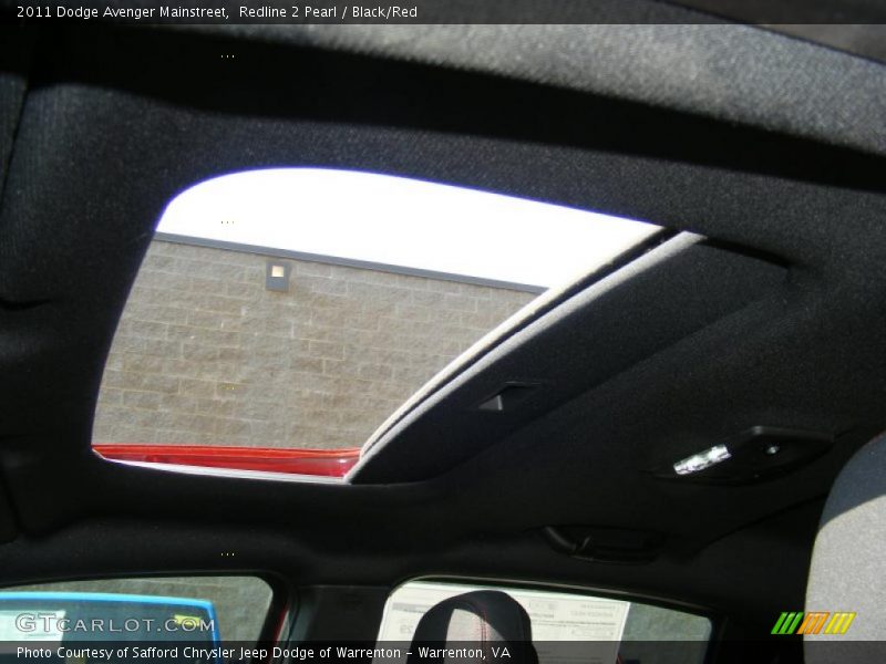 Redline 2 Pearl / Black/Red 2011 Dodge Avenger Mainstreet