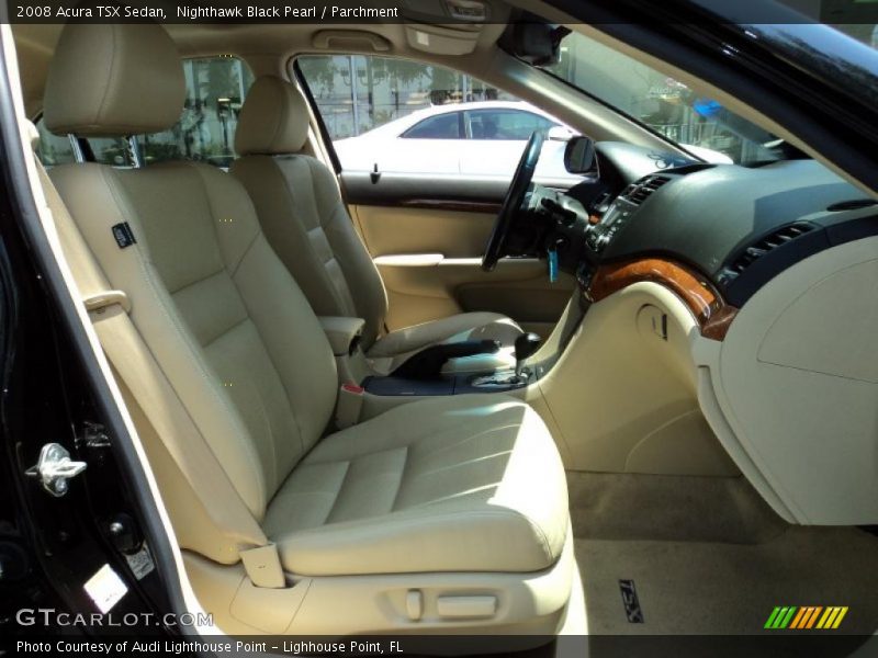 Nighthawk Black Pearl / Parchment 2008 Acura TSX Sedan