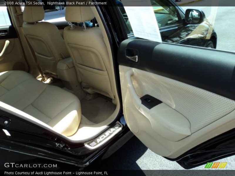 Nighthawk Black Pearl / Parchment 2008 Acura TSX Sedan