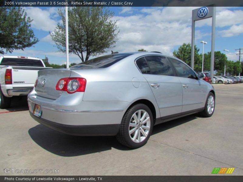 Reflex Silver Metallic / Classic Grey 2006 Volkswagen Passat 3.6 Sedan