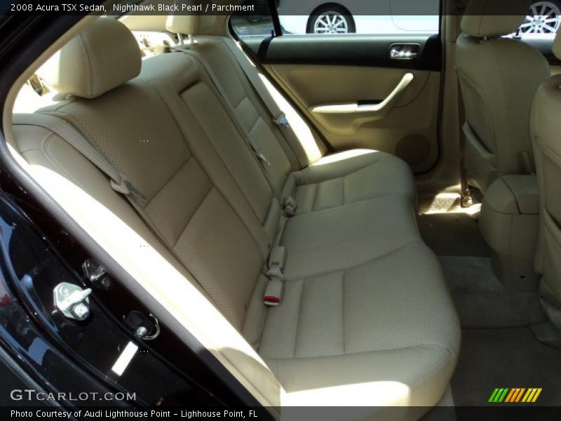 Nighthawk Black Pearl / Parchment 2008 Acura TSX Sedan