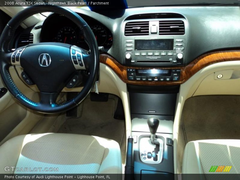 Nighthawk Black Pearl / Parchment 2008 Acura TSX Sedan
