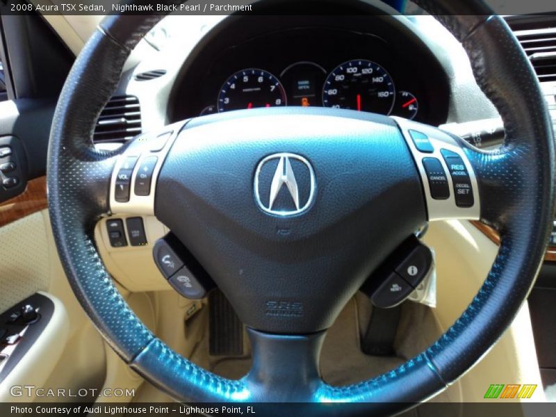 Nighthawk Black Pearl / Parchment 2008 Acura TSX Sedan