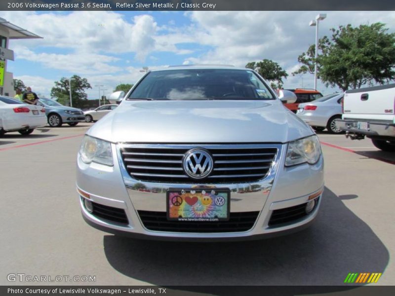 Reflex Silver Metallic / Classic Grey 2006 Volkswagen Passat 3.6 Sedan