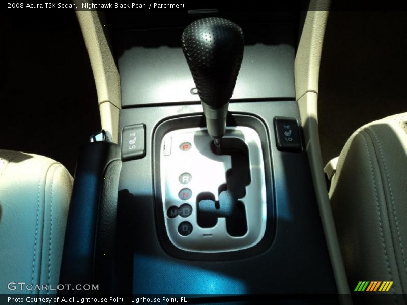 Nighthawk Black Pearl / Parchment 2008 Acura TSX Sedan