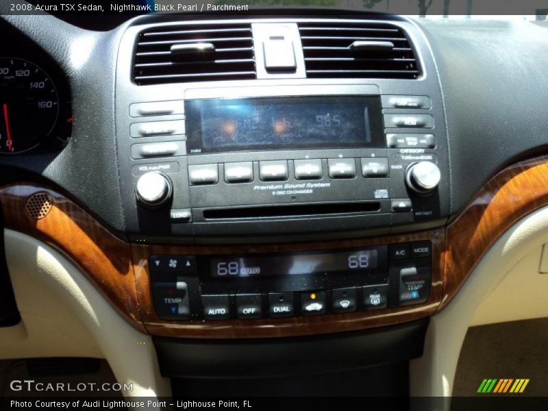 Nighthawk Black Pearl / Parchment 2008 Acura TSX Sedan