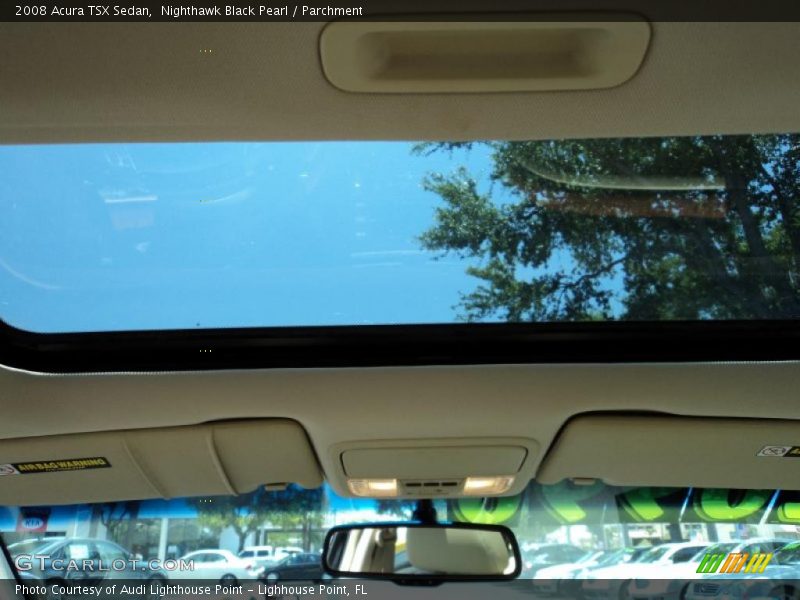 Nighthawk Black Pearl / Parchment 2008 Acura TSX Sedan