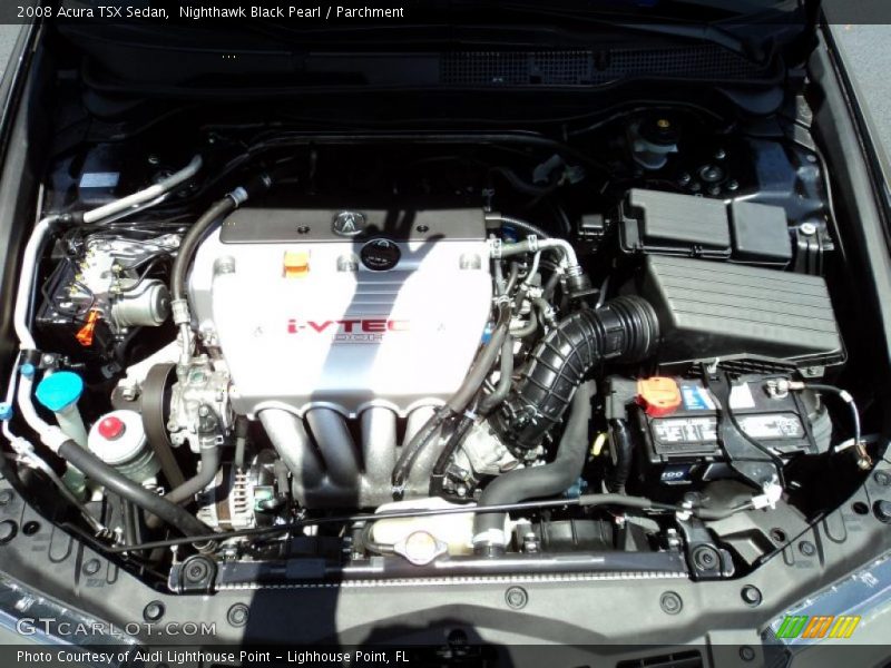 Nighthawk Black Pearl / Parchment 2008 Acura TSX Sedan