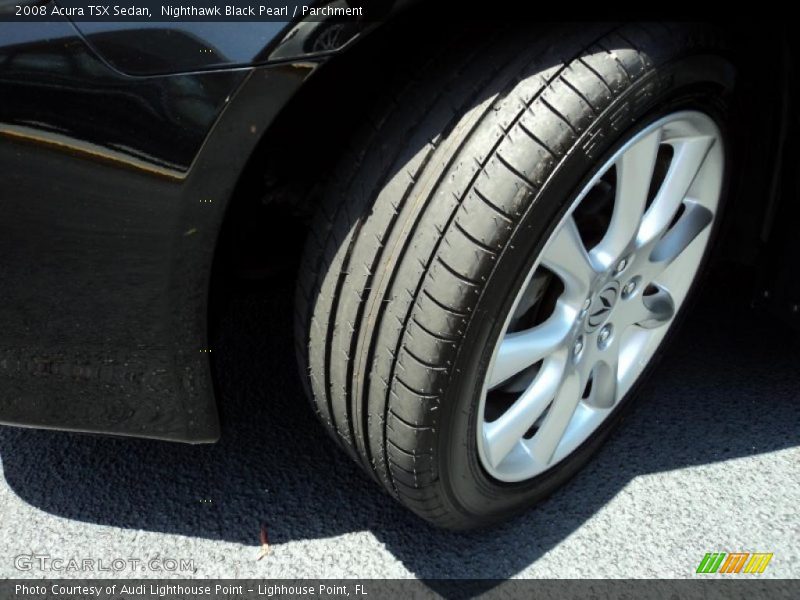 Nighthawk Black Pearl / Parchment 2008 Acura TSX Sedan