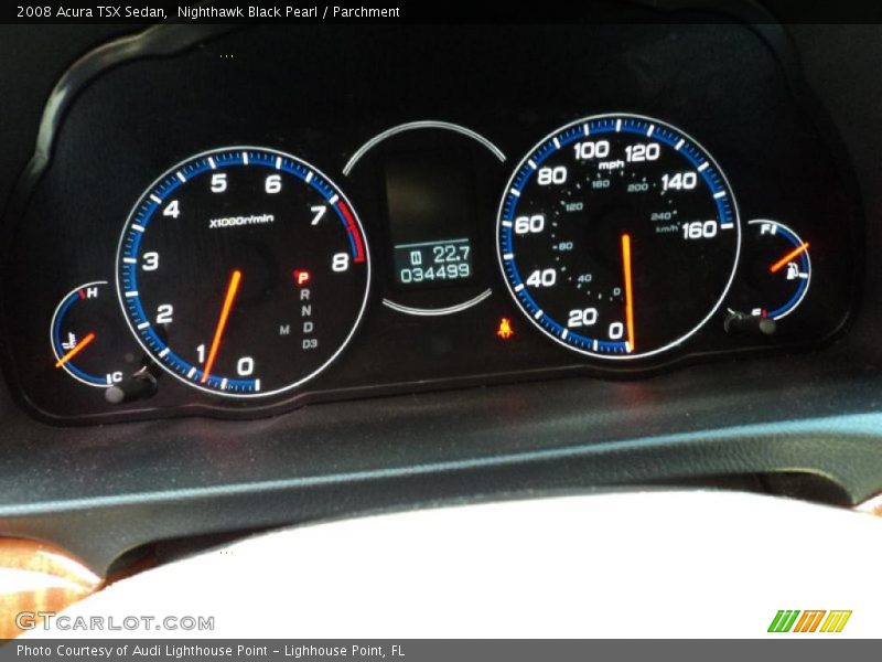 Nighthawk Black Pearl / Parchment 2008 Acura TSX Sedan