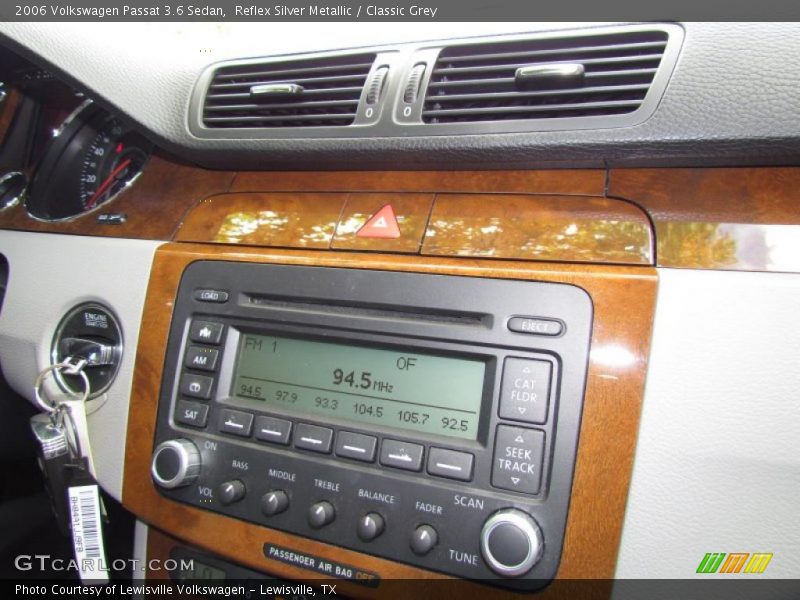 Reflex Silver Metallic / Classic Grey 2006 Volkswagen Passat 3.6 Sedan