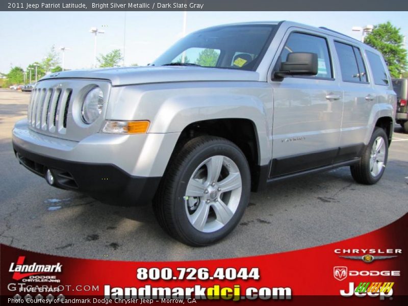 Bright Silver Metallic / Dark Slate Gray 2011 Jeep Patriot Latitude