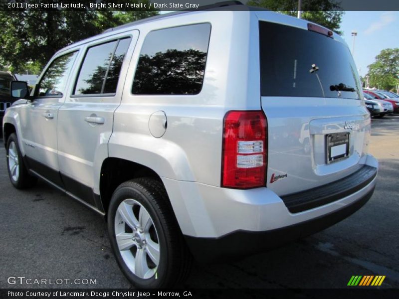 Bright Silver Metallic / Dark Slate Gray 2011 Jeep Patriot Latitude