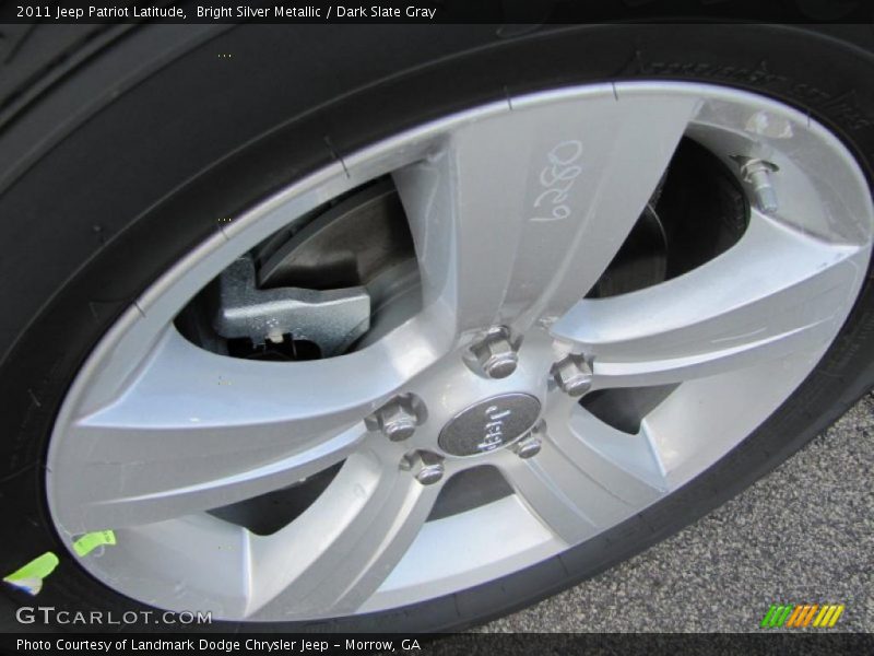 Bright Silver Metallic / Dark Slate Gray 2011 Jeep Patriot Latitude