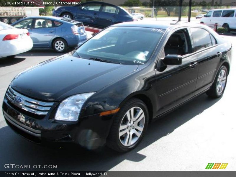 Black / Charcoal Black 2007 Ford Fusion SE