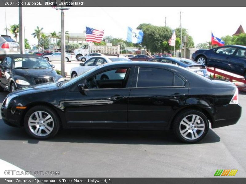 Black / Charcoal Black 2007 Ford Fusion SE