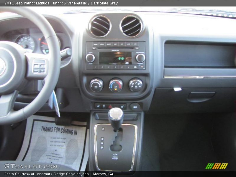 Bright Silver Metallic / Dark Slate Gray 2011 Jeep Patriot Latitude