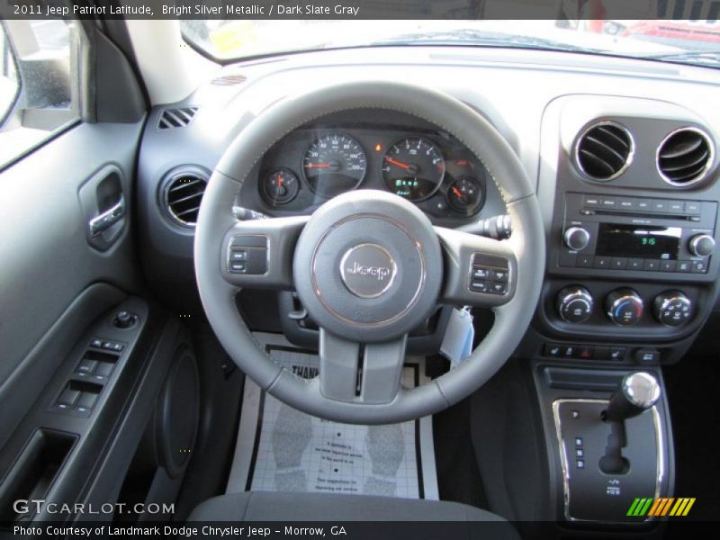 Bright Silver Metallic / Dark Slate Gray 2011 Jeep Patriot Latitude