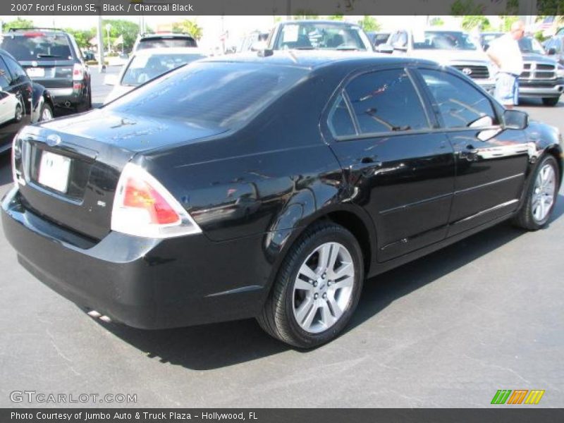 Black / Charcoal Black 2007 Ford Fusion SE