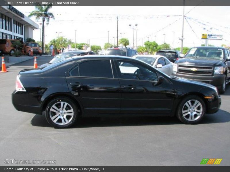 Black / Charcoal Black 2007 Ford Fusion SE
