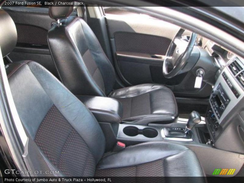 Black / Charcoal Black 2007 Ford Fusion SE