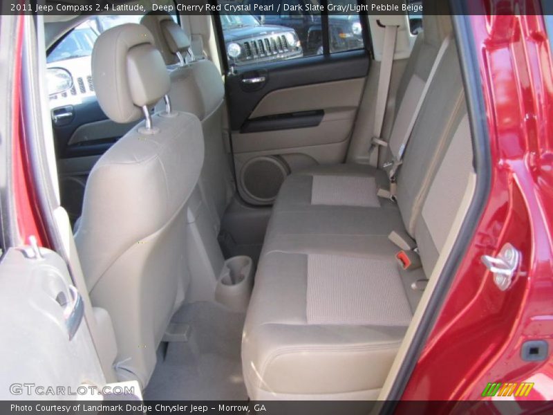 Deep Cherry Red Crystal Pearl / Dark Slate Gray/Light Pebble Beige 2011 Jeep Compass 2.4 Latitude