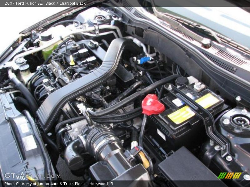 Black / Charcoal Black 2007 Ford Fusion SE