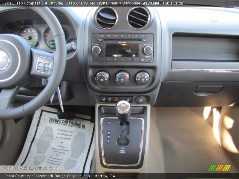 Deep Cherry Red Crystal Pearl / Dark Slate Gray/Light Pebble Beige 2011 Jeep Compass 2.4 Latitude