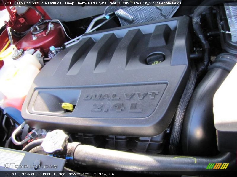 Deep Cherry Red Crystal Pearl / Dark Slate Gray/Light Pebble Beige 2011 Jeep Compass 2.4 Latitude