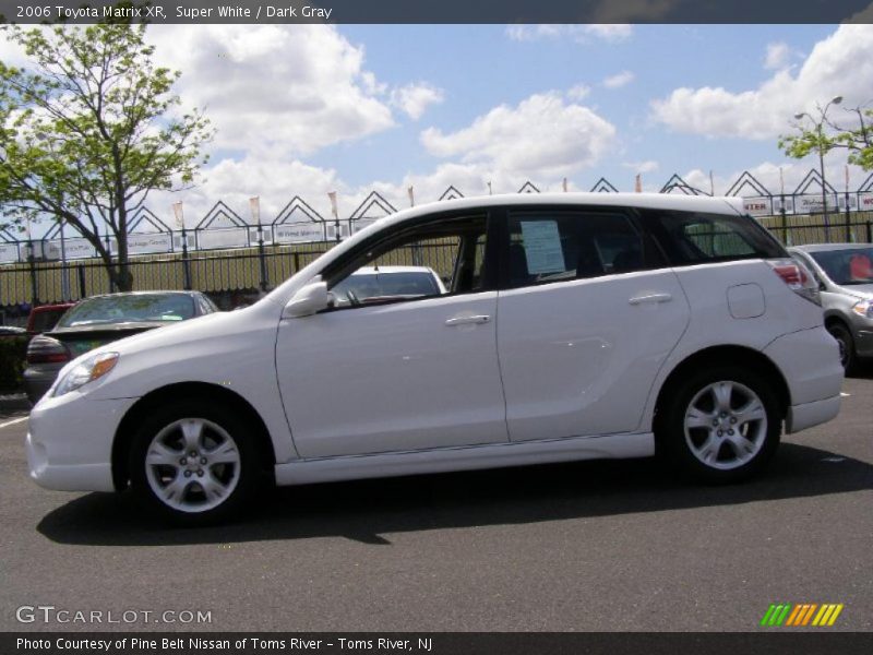 Super White / Dark Gray 2006 Toyota Matrix XR