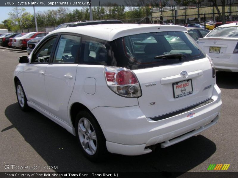 Super White / Dark Gray 2006 Toyota Matrix XR