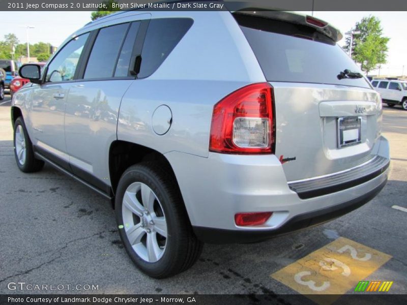 Bright Silver Metallic / Dark Slate Gray 2011 Jeep Compass 2.0 Latitude