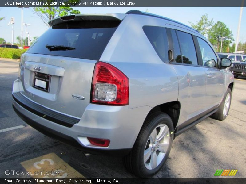 Bright Silver Metallic / Dark Slate Gray 2011 Jeep Compass 2.0 Latitude