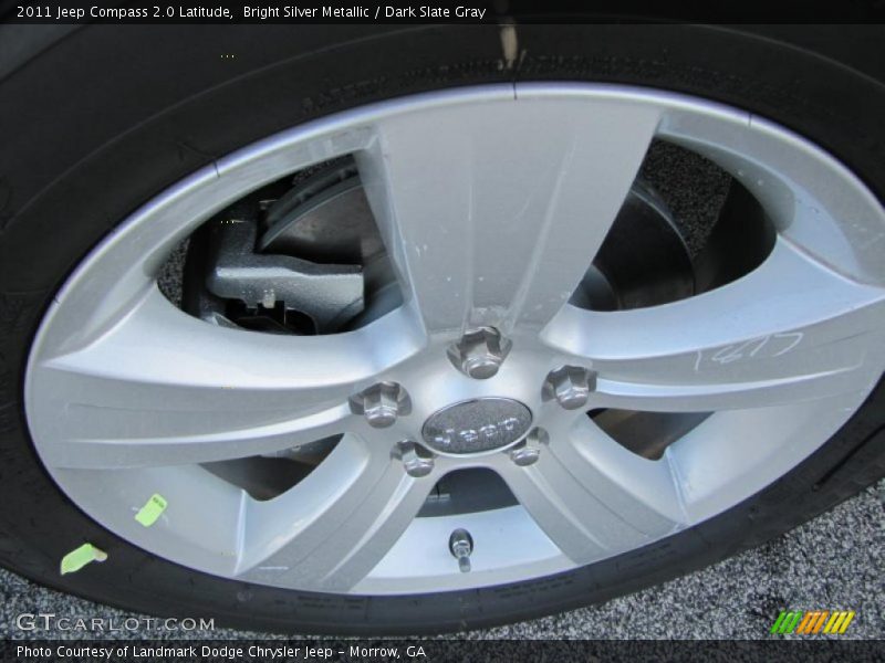 Bright Silver Metallic / Dark Slate Gray 2011 Jeep Compass 2.0 Latitude