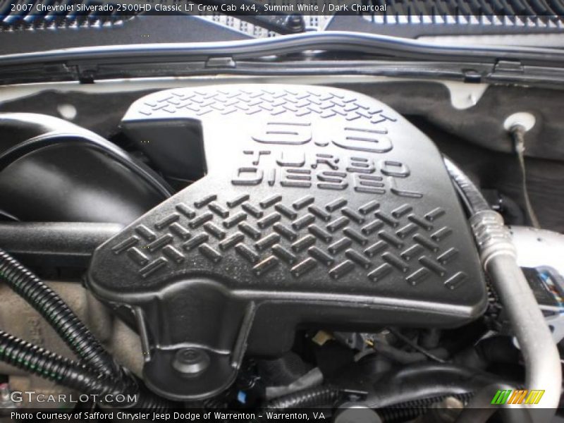 Summit White / Dark Charcoal 2007 Chevrolet Silverado 2500HD Classic LT Crew Cab 4x4