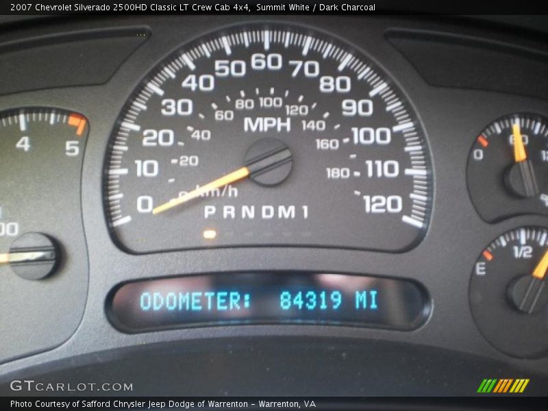 Summit White / Dark Charcoal 2007 Chevrolet Silverado 2500HD Classic LT Crew Cab 4x4