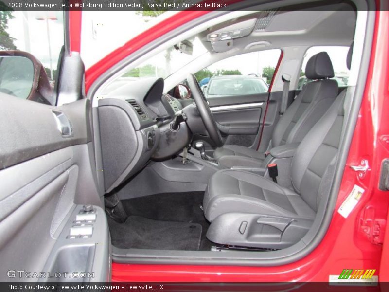 Salsa Red / Anthracite Black 2008 Volkswagen Jetta Wolfsburg Edition Sedan