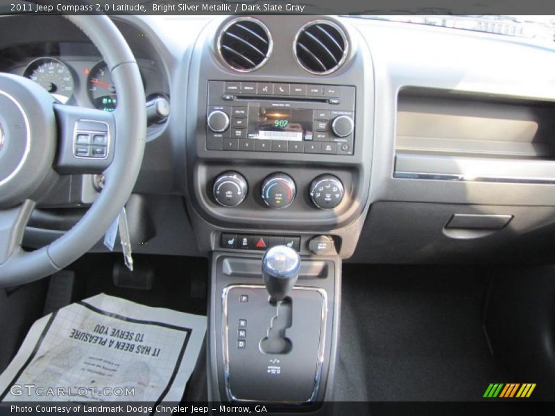 Bright Silver Metallic / Dark Slate Gray 2011 Jeep Compass 2.0 Latitude