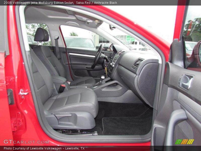 Salsa Red / Anthracite Black 2008 Volkswagen Jetta Wolfsburg Edition Sedan