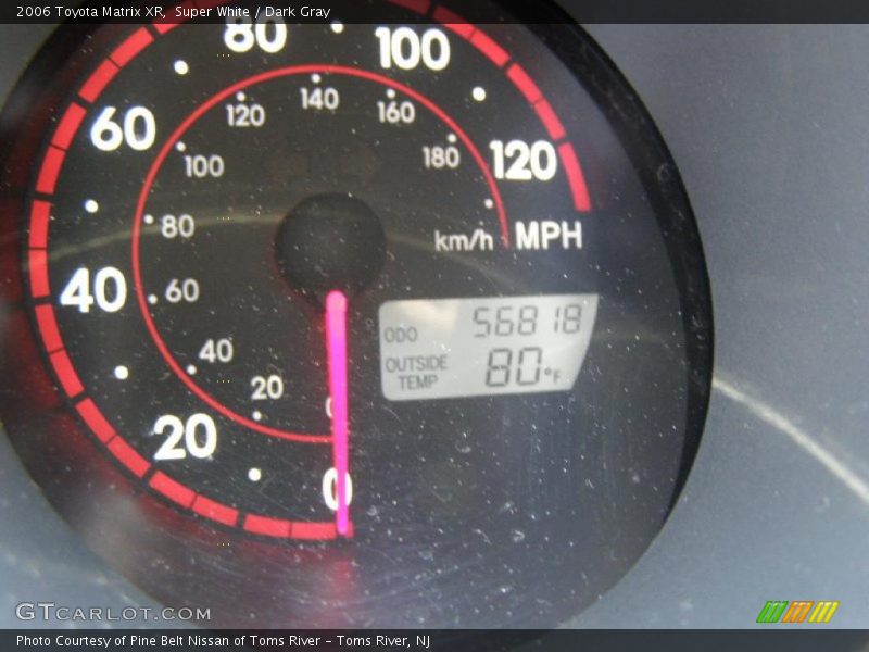 Super White / Dark Gray 2006 Toyota Matrix XR