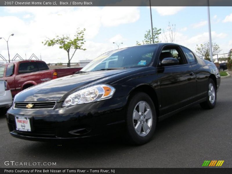 Black / Ebony Black 2007 Chevrolet Monte Carlo LS