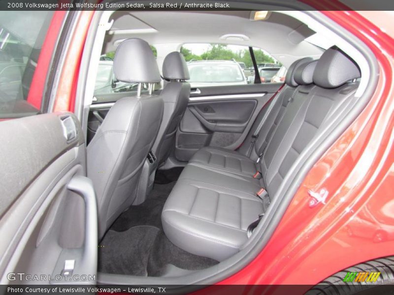 Salsa Red / Anthracite Black 2008 Volkswagen Jetta Wolfsburg Edition Sedan